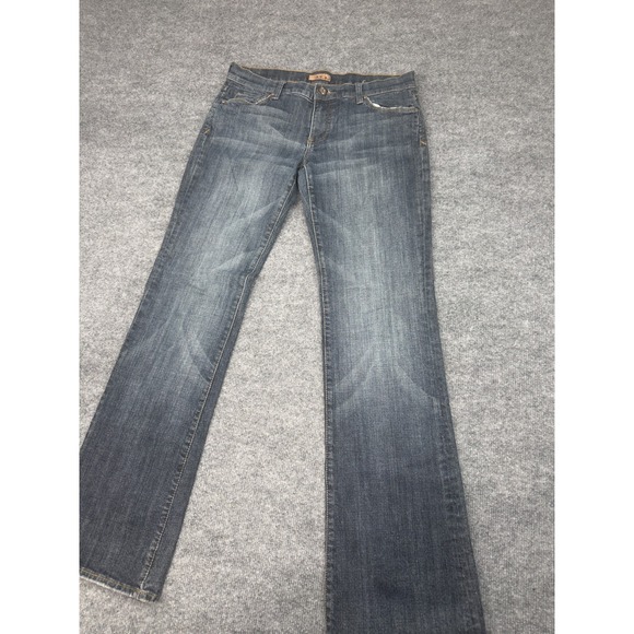 See Thru Soul Jeans Women's 30 Blue Denim Jeans I Am Frankie Boot Cut Low 30x32 - Picture 2 of 16